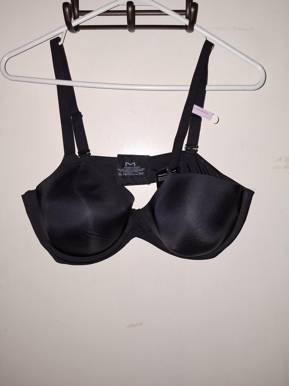 Maidenform Black T-Shirt Bra with Molded Cups